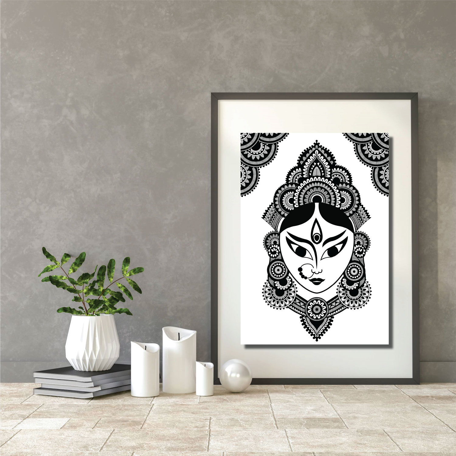 Durga- Mandala | Art Frames