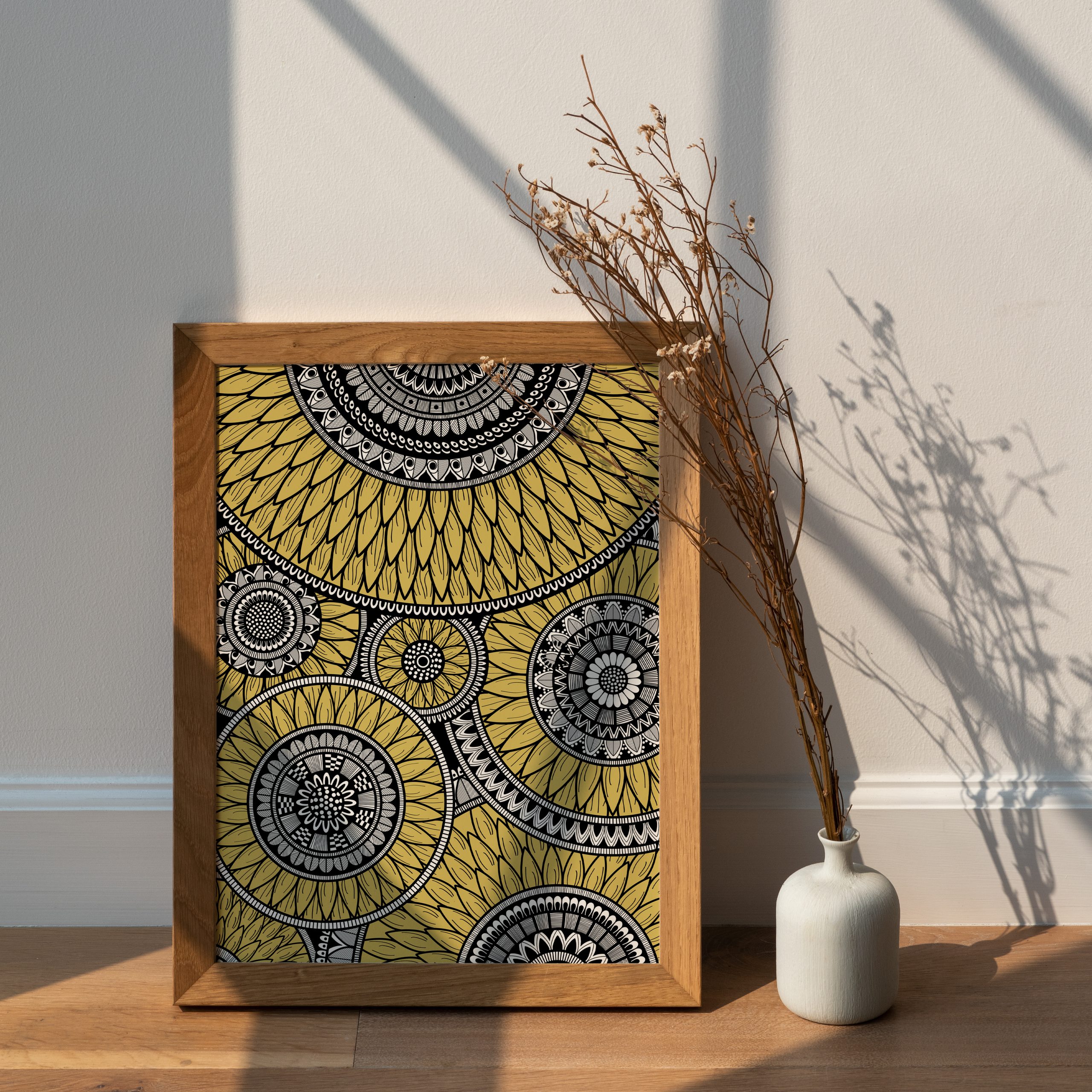 Mandala The Sunflower | Art Frames