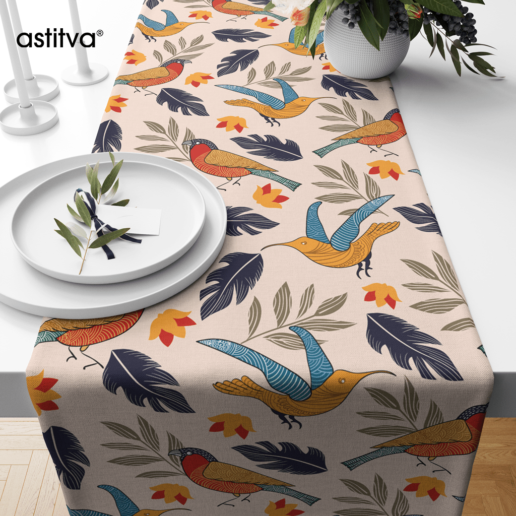 Chirpy Bird | Table Runner/ Table Linen | Kitchen Linen