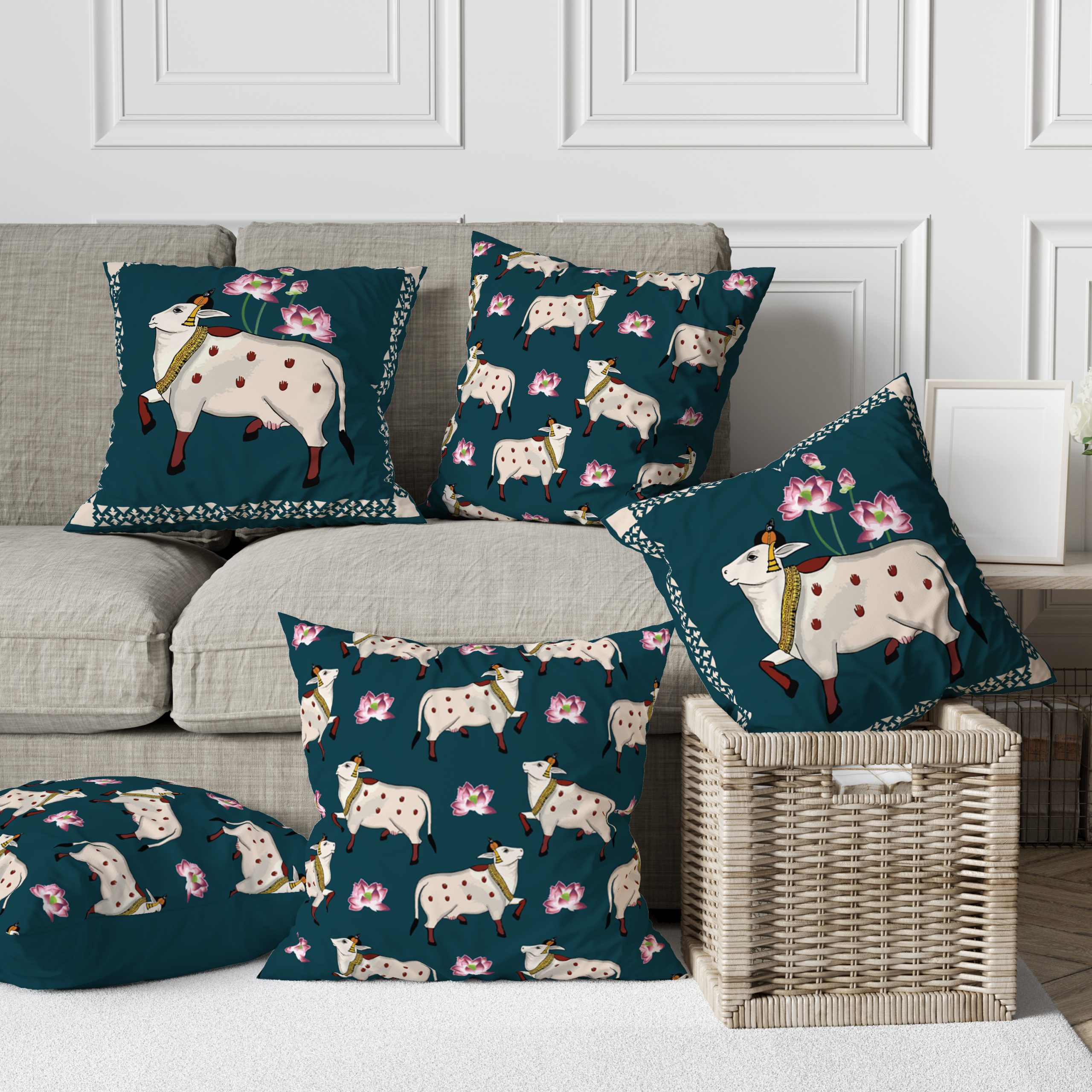Festive | Cushion Covers | Set of 5