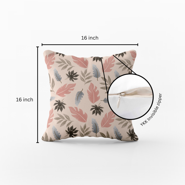 Tropical Leaves (Pink) | Premium Quality | Cushion Cover | Cushions - Image 6