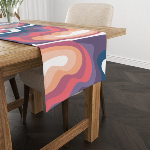 Flowy Colours| Table Linen/ Table Runner| Premium Quality| Kitchen Linen - Image 2