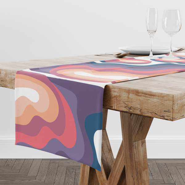 Flowy Colours| Table Linen/ Table Runner| Premium Quality| Kitchen Linen - Image 3