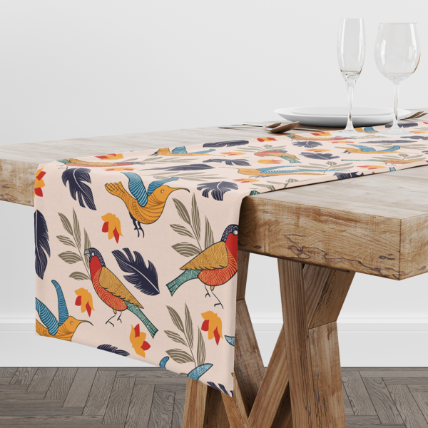 Chirpy Bird | Table Runner | Table Linen | Kitchen And Table Linen - Image 3