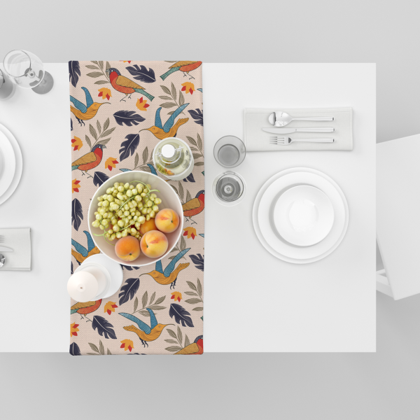 Chirpy Bird | Table Runner | Table Linen | Kitchen And Table Linen - Image 4