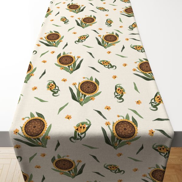 Sunflower| Table Linen/ Table Runner| Premium Quality| Kitchen Linen - Image 2
