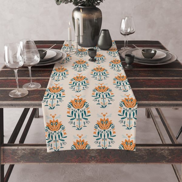 Blue Block| Premium Quality | Table Cloth/ Table Linen | Kitchen Linen - Image 5