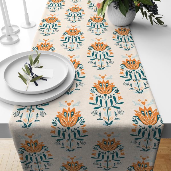 Blue Block| Premium Quality | Table Cloth/ Table Linen | Kitchen Linen