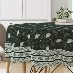 Tropical Green | Premium Quality | Table Cloth/ Table Linen | Kitchen Linen