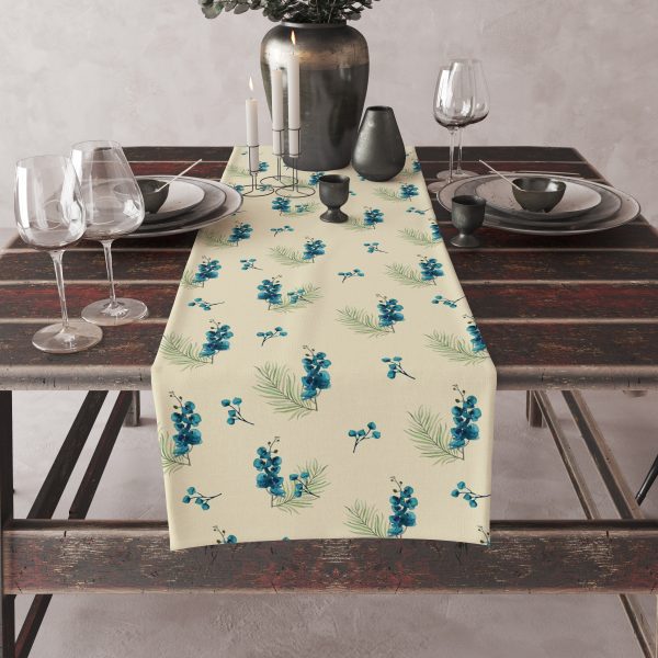 Watery Petal | Table Runner/ Table Linen| Premium Qualityc| Kictchen Linen - Image 3
