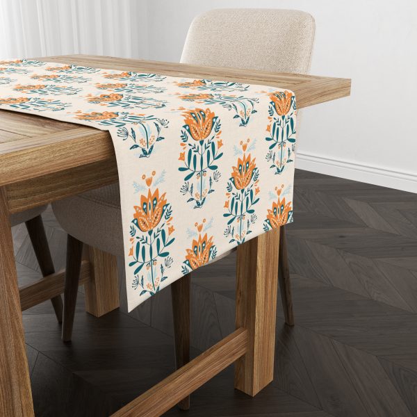 Blue Block| Premium Quality | Table Cloth/ Table Linen | Kitchen Linen - Image 3