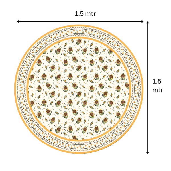 Sunflower | Premium Quality | Table Cloth/ Table Linen | Kitchen Linen - Image 6