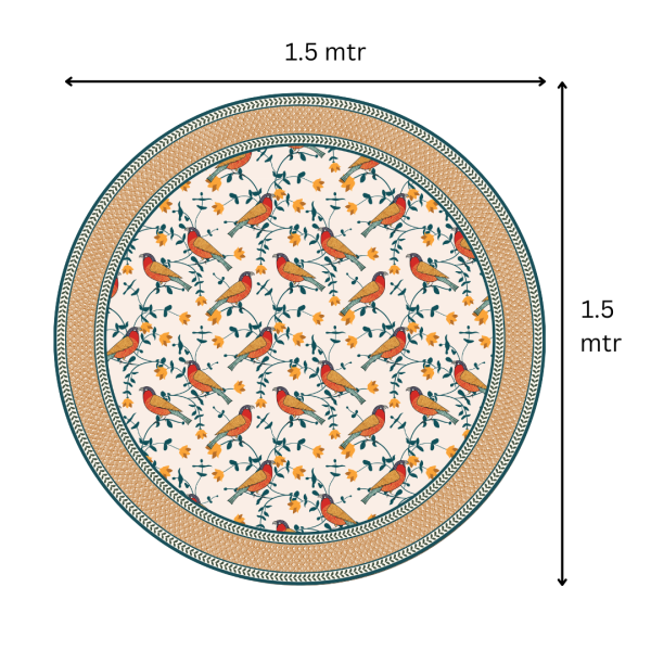 Bird's Land | Premium Quality | Table Cloth/ Table Linen | Kitchen Linen - Image 5