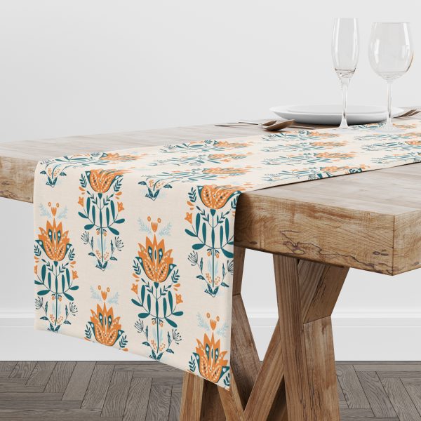 Blue Block| Premium Quality | Table Cloth/ Table Linen | Kitchen Linen - Image 4