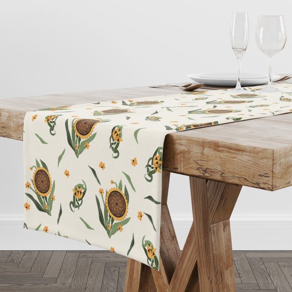 Sunflower| Table Linen/ Table Runner| Premium Quality| Kitchen Linen - Image 3