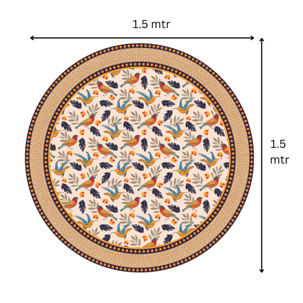 Chirpy Bird| Premium Quality | Table Cloth / Table Linen | Kitchen Linen - Image 6