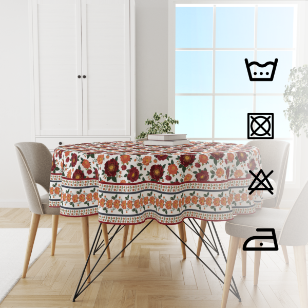 Red Bunch | Premium Quality | Table Cloth/ Table Linen | Kitchen Linen - Image 4