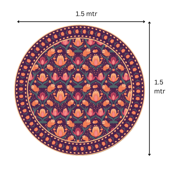 Budding Lotus | Premium Quality | Table Cloth/ Table Linen | Kitchen Linen - Image 6