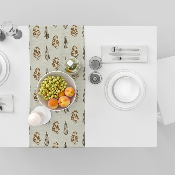 Block Print | Premium Quality| Table Linen| Table Runner| Kitchen Linen - Image 8
