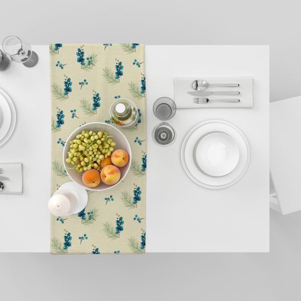 Watery Petal | Table Runner/ Table Linen| Premium Qualityc| Kictchen Linen - Image 7