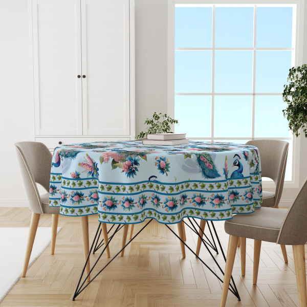 Peacock | Premium Quality | Table Cloth/ Table Linen | Kitchen Linen - Image 2