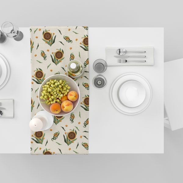 Sunflower| Table Linen/ Table Runner| Premium Quality| Kitchen Linen - Image 6