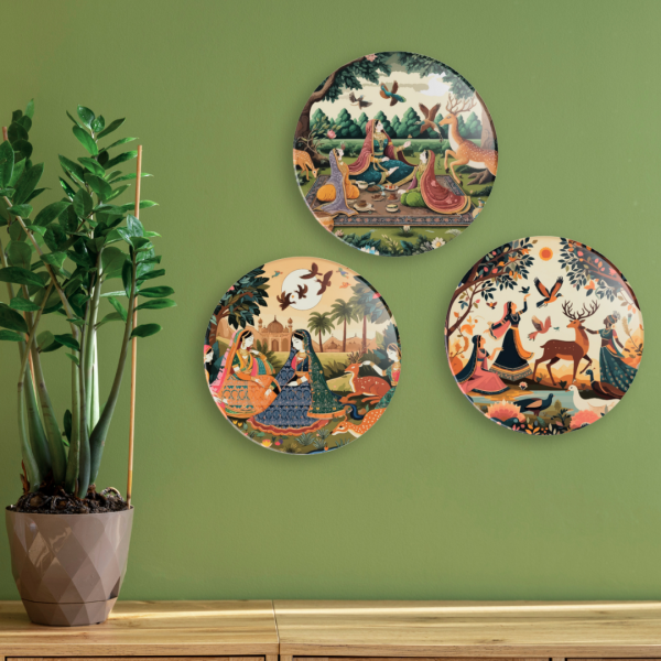 Mughal | Premium Quality | Wall Plates/ Wall Art | Wall Hanging - Image 3
