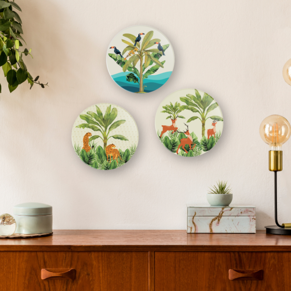 Tropical Life | Premium Quality | Wall Plates/ Wall Art | Wall Hanging