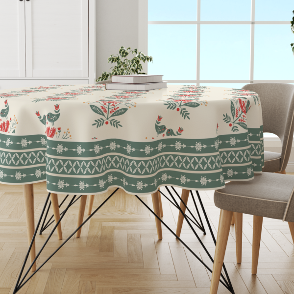 Birdy Minimal | Premium Quality | Table Cloth/ Table Linen | Kitchen Linen
