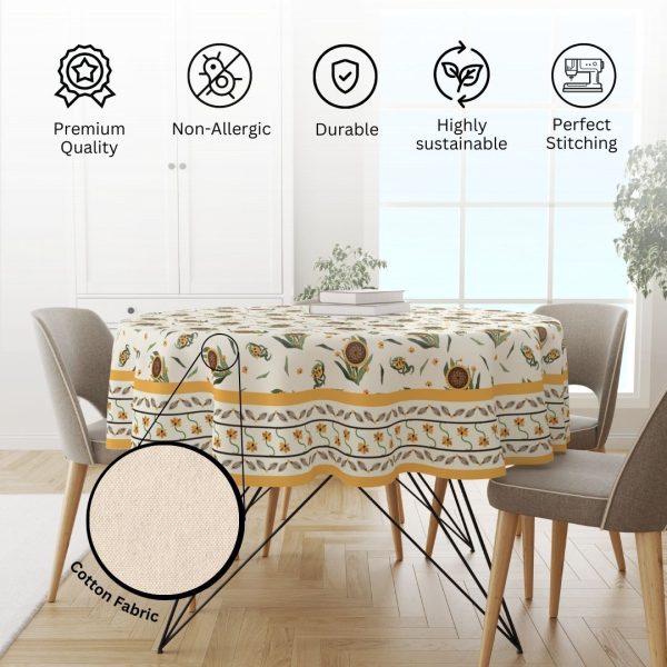 Sunflower | Premium Quality | Table Cloth/ Table Linen | Kitchen Linen - Image 4