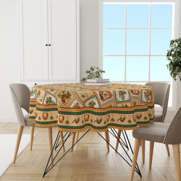 Rajastani Frames| Premium Quality | Table Cloth/ Table Linen | Kitchen Linen - Image 2