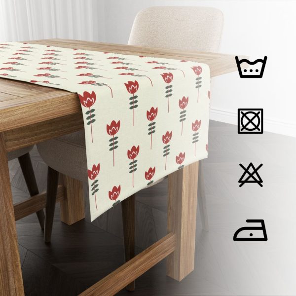 Floral Petal |Table Linen| Table Runner| Kitchen Linen - Image 9