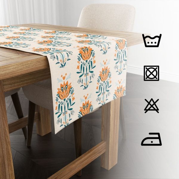 Blue Block| Premium Quality | Table Cloth/ Table Linen | Kitchen Linen - Image 8