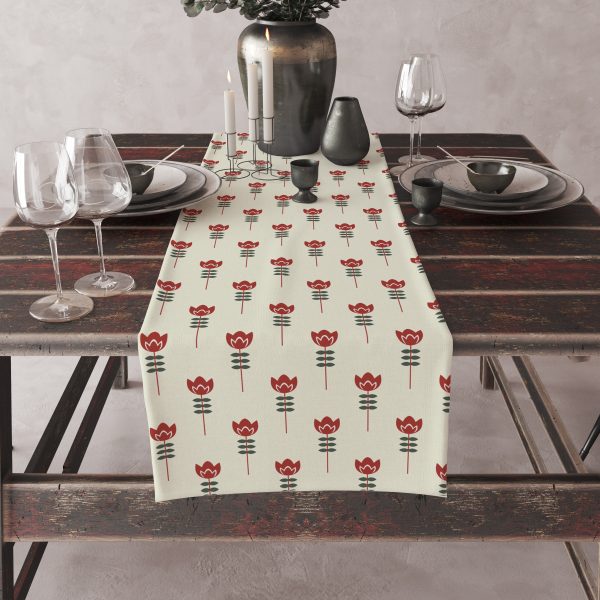 Floral Petal |Table Linen| Table Runner| Kitchen Linen - Image 5