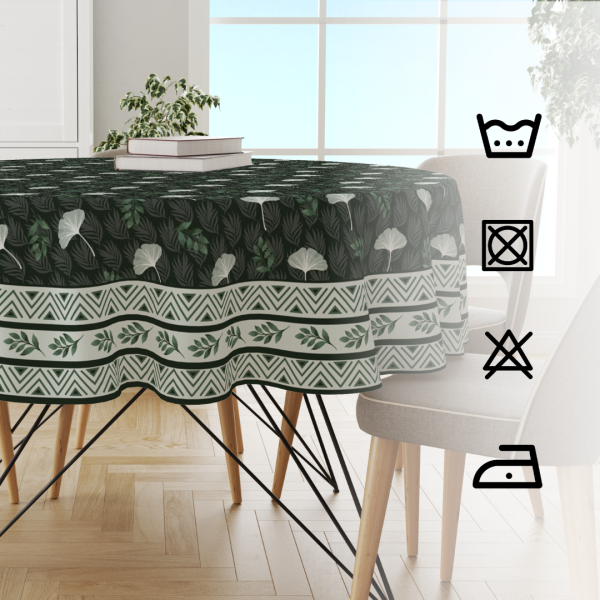 Tropical Green | Premium Quality | Table Cloth/ Table Linen | Kitchen Linen - Image 5