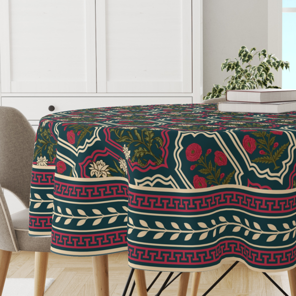 Rajputana Frames | Premium Quality | Table Cloth/ Table Linen | Kitchen Linen