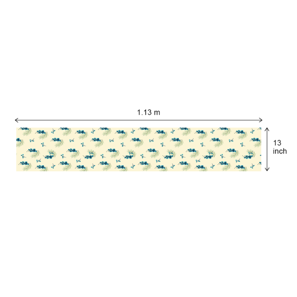 Watery Petal | Table Runner/ Table Linen| Premium Qualityc| Kictchen Linen - Image 12