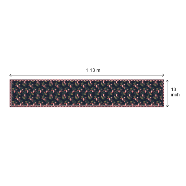 Flamingo Blue| Table Runner/ Table Linen| Premium Quality| Kitchen Linen - Image 7