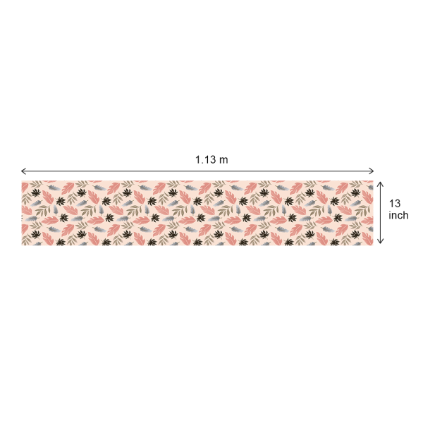Tropical Leaves(Pink)| Table Runner/ Table Linen| Premium Quality| Kitchen Linen - Image 7