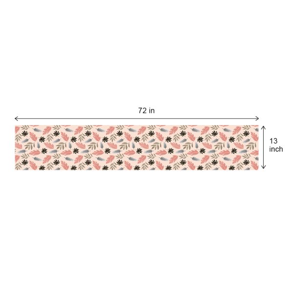 Tropical Leaves(Pink)| Table Runner/ Table Linen| Premium Quality| Kitchen Linen - Image 8