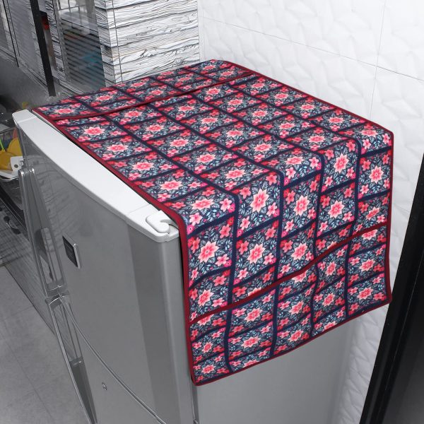 Royal Blue | Premium Quality | Fridge Cover | Fridge Protecter - Image 3