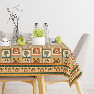 Jaipuri Jharoke| Premium Quality | Table Cloth | Dining Table Cloth