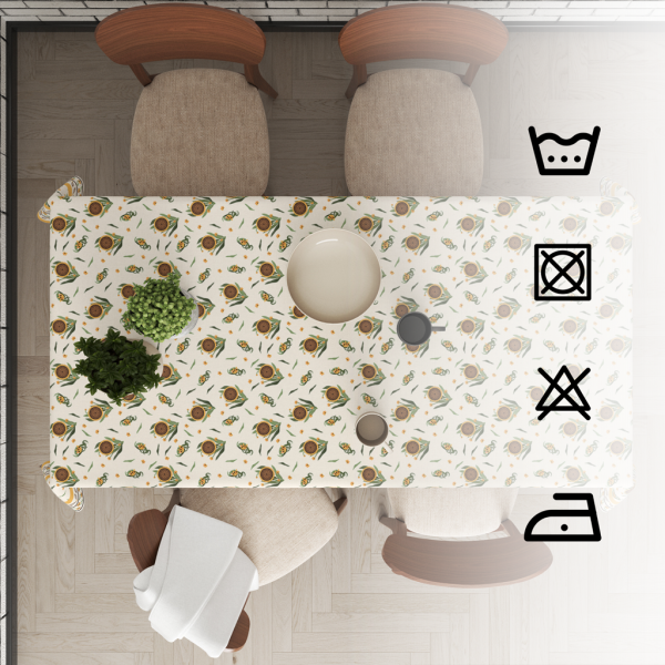 Sunflower | Premium Quality | Table Cloth | Dining Table Cloth - Image 5