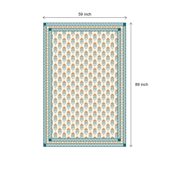 Blue Block | Premium Quality | Table Cloth | Dining Table Cloth - Image 6