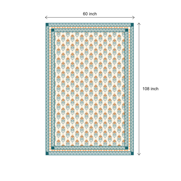 Blue Block | Premium Quality | Table Cloth | Dining Table Cloth - Image 7